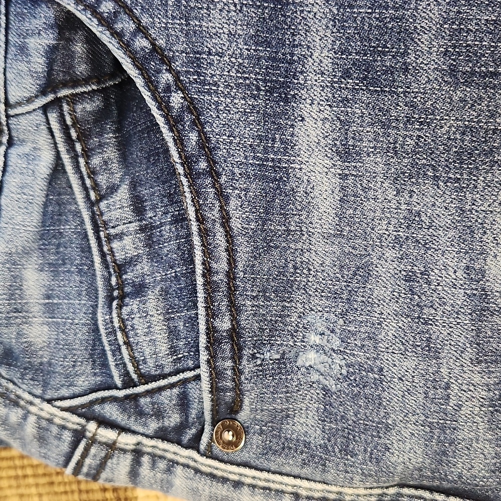 Democracy "Ab"Solution Medium Wash Distressed Jea… - image 7